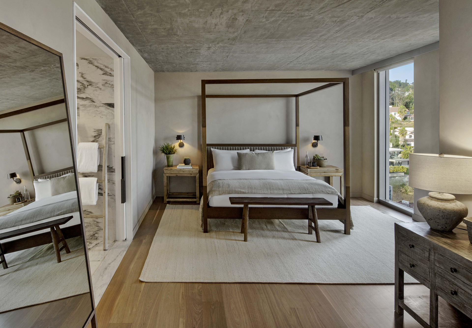 View of West Hollywood Hotel Rooms | 1 Hotel West Hollywood